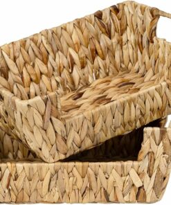 Stackable Water Hyacinth Storage Baskets FU27