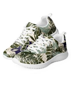Abstract Tropical Athletic Shoes FU2