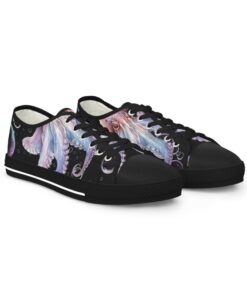 Black Octopus Canvas Sneakers FU43