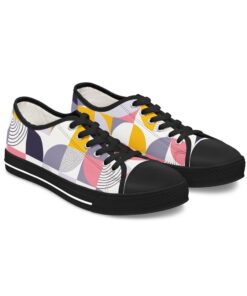 Fashion Geometric Pattern Low Top Sneakers FU35