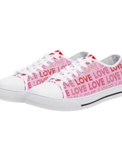 Love Heart Low Top Sneakers FU24