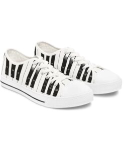 Piano Keyboard Low Top Sneakers FU49