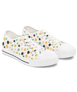Playful Polka Dot Low Top Sneakers FU36