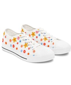 Tiny Floral Low Top Sneakers FU34