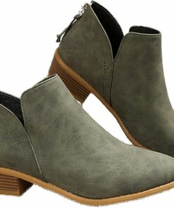 Casual Thick Heel Ankle Boots FU96