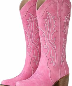 Pinky Western Cowgirl Boots FU83