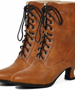 Women's Victorian Ankle Boots FU78